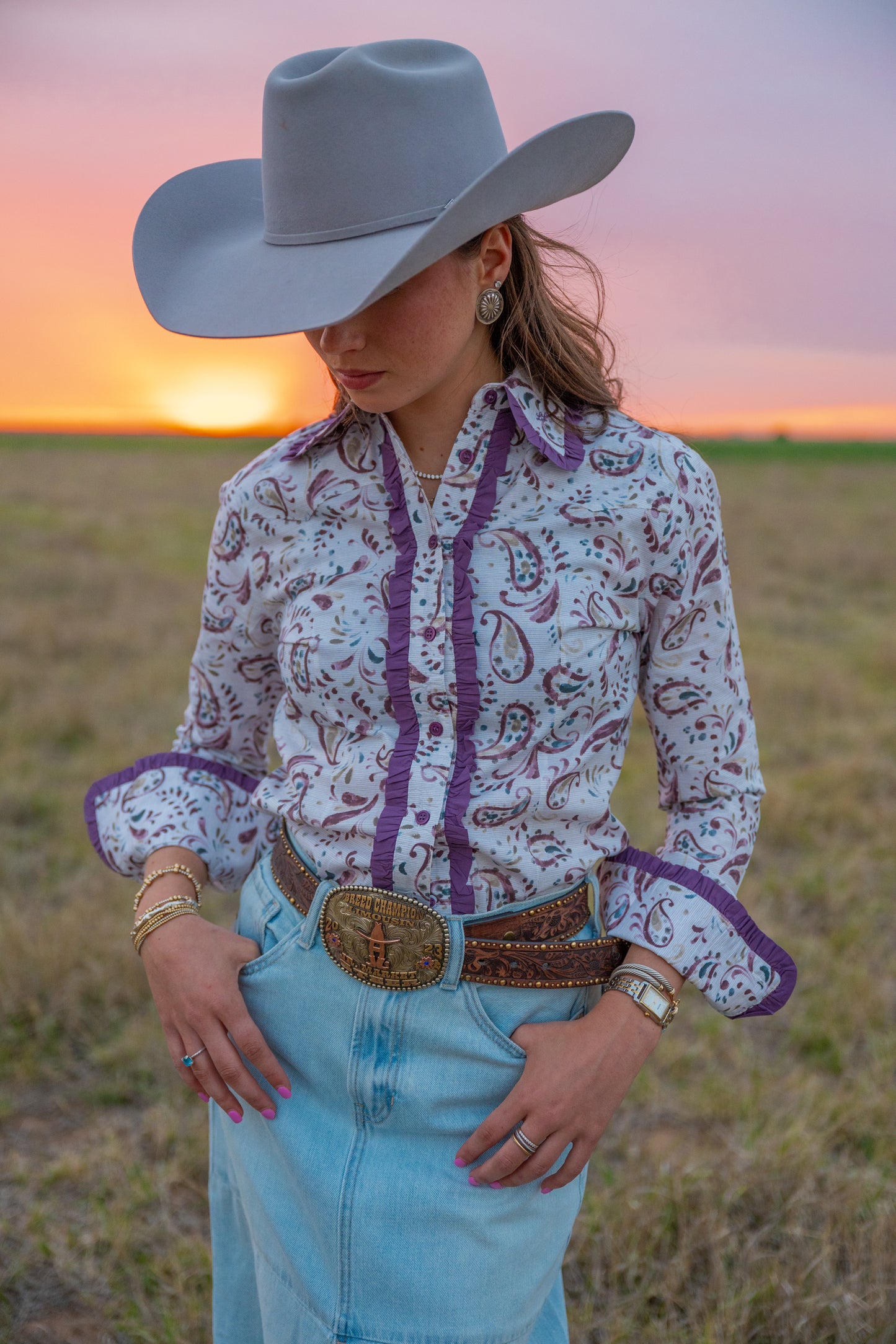 LL Signature Fit: Painted Paisley Frill