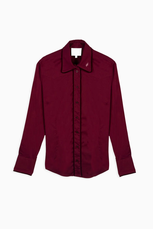 Velvet Merlot Traditional Shirt