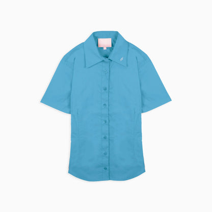Aqua Rae Traditional Short Sleeve