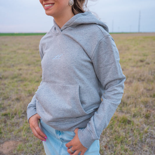 LL: Heather Grey Hoodie