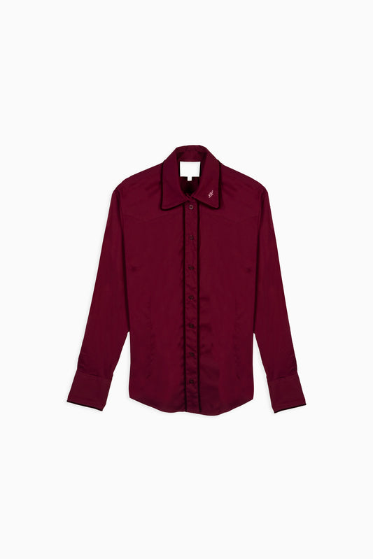 Velvet Merlot Traditional Shirt