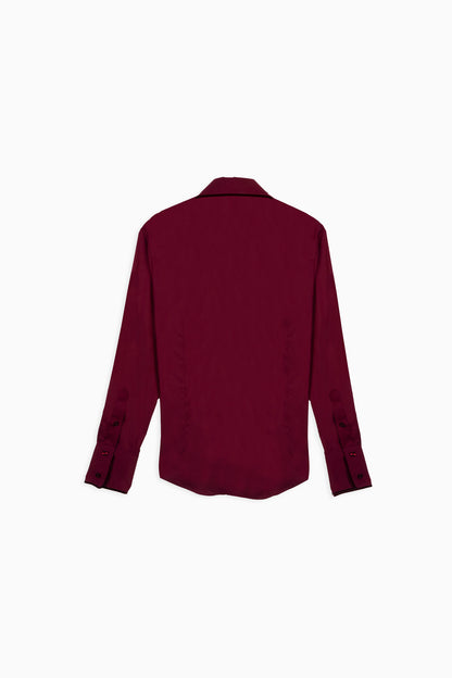 Velvet Merlot Traditional Shirt